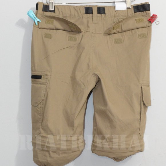 Men's Convertible Pants Shorts BC Clothing TAN - Picture 8 of 8